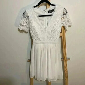 Lulus white dress size xs